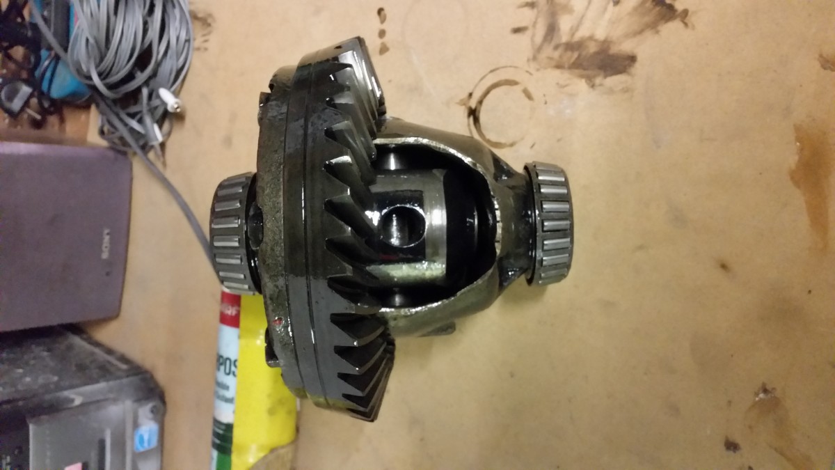 Here's a pic of gem centre di grinded out and 25 spline mini spool fitted