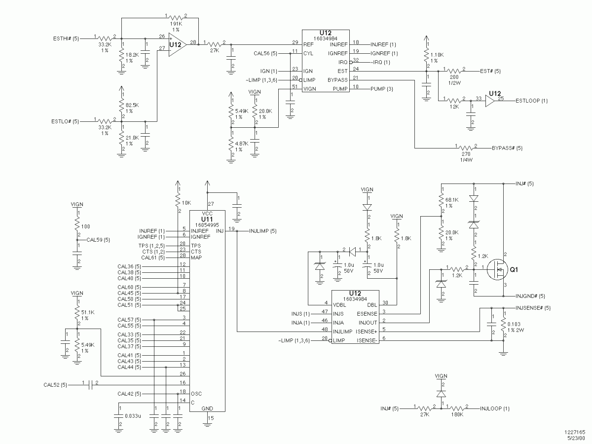 Sheet 4 - Ignition and Injectors