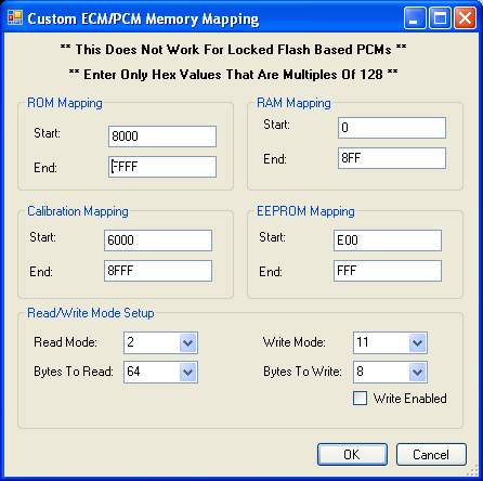 OSE FT Custom Memory Mapping