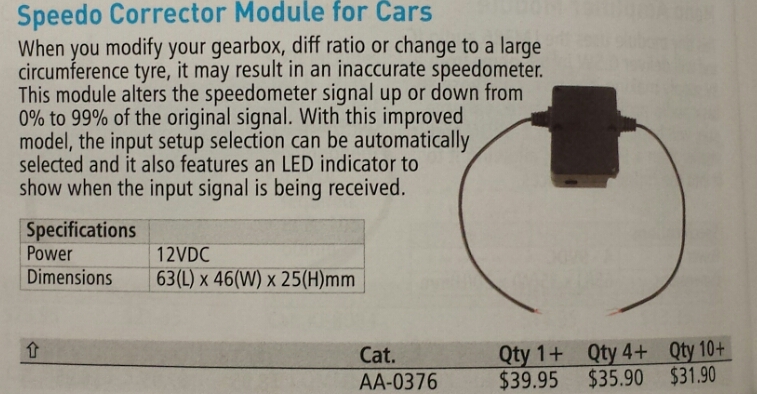 jaycar speedo corrector 2014.jpg